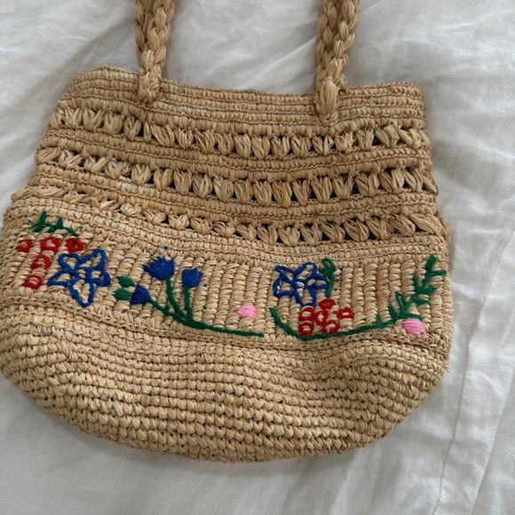 Rouje Augustin raffia bag - new - Picture 2 of 5